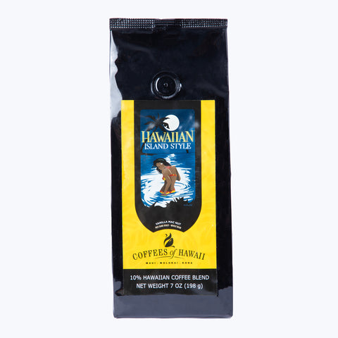 [Island Style]10%ハワイ産豆使用 バニラ・マカダミアナッツ フレーバーコーヒー