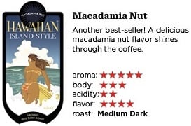 [Island Style]10%ハワイ産豆使用 マカダミアナッツ フレーバーコーヒー